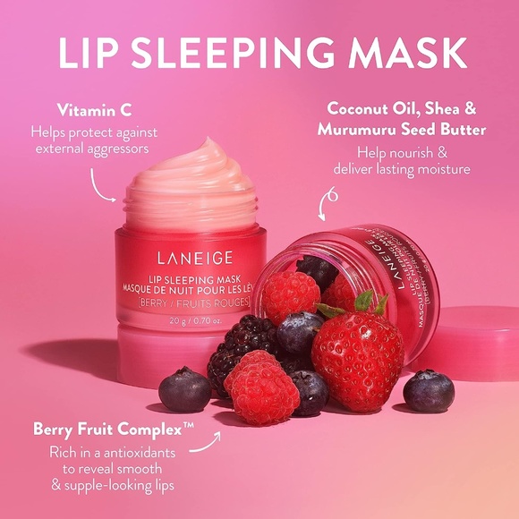 BRAND NEW LANEIGE Lip Sleeping Mask Berry - Picture 2 of 5